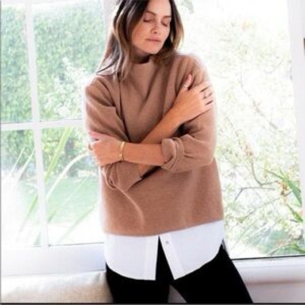 ADAY Wing It Recycled Cashmere & Wool Sweater - XS